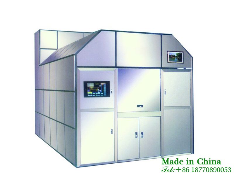 Single bed LCD panel ash picking and cremation machine